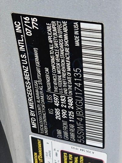 2016 Mercedes-Benz C-Class C 300 Sedan