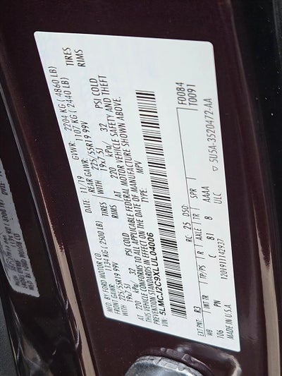 2020 Lincoln Corsair Reserve FWD