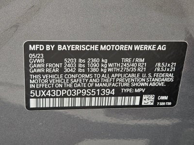 2023 BMW X3 sDrive30i Sports Activity Vehicle