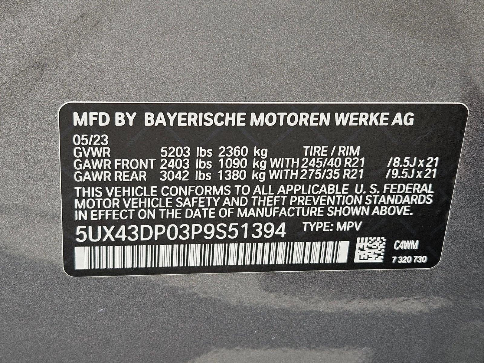 2023 BMW X3 sDrive30i Sports Activity Vehicle