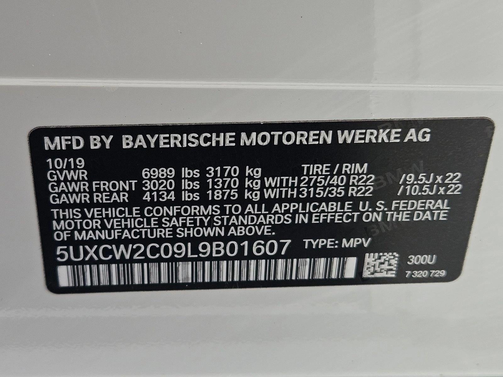 2020 BMW X7 xDrive40i Sports Activity Vehicle