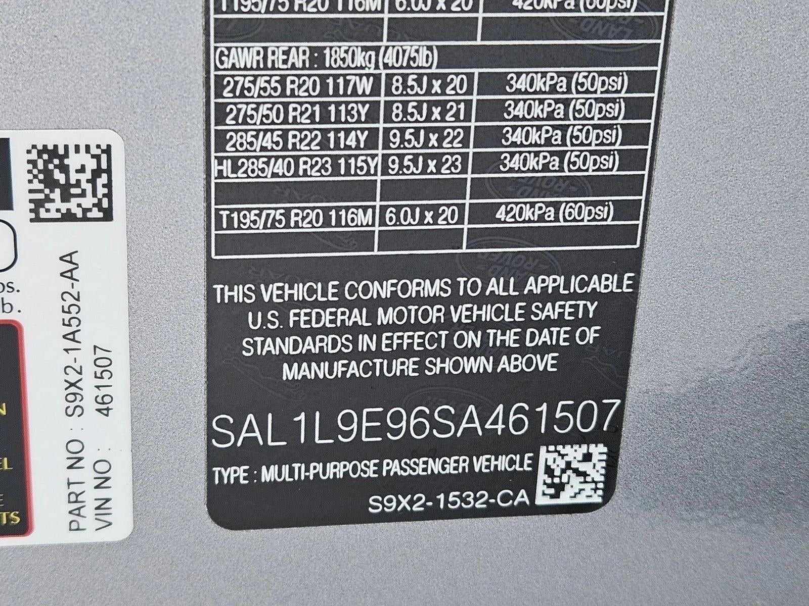 2025 Land Rover Range Rover Sport P530 Dynamic SE