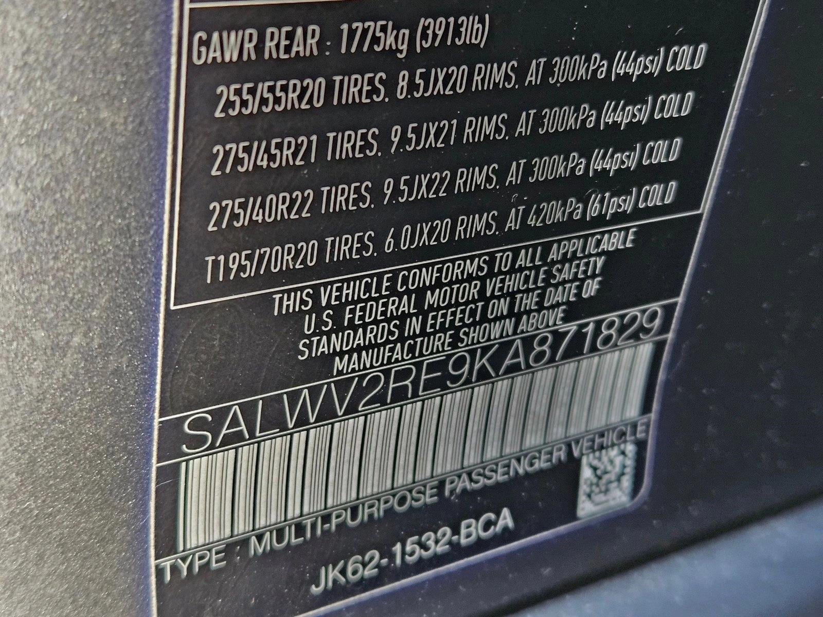 2019 Land Rover Range Rover Sport V8 Supercharged Autobiography