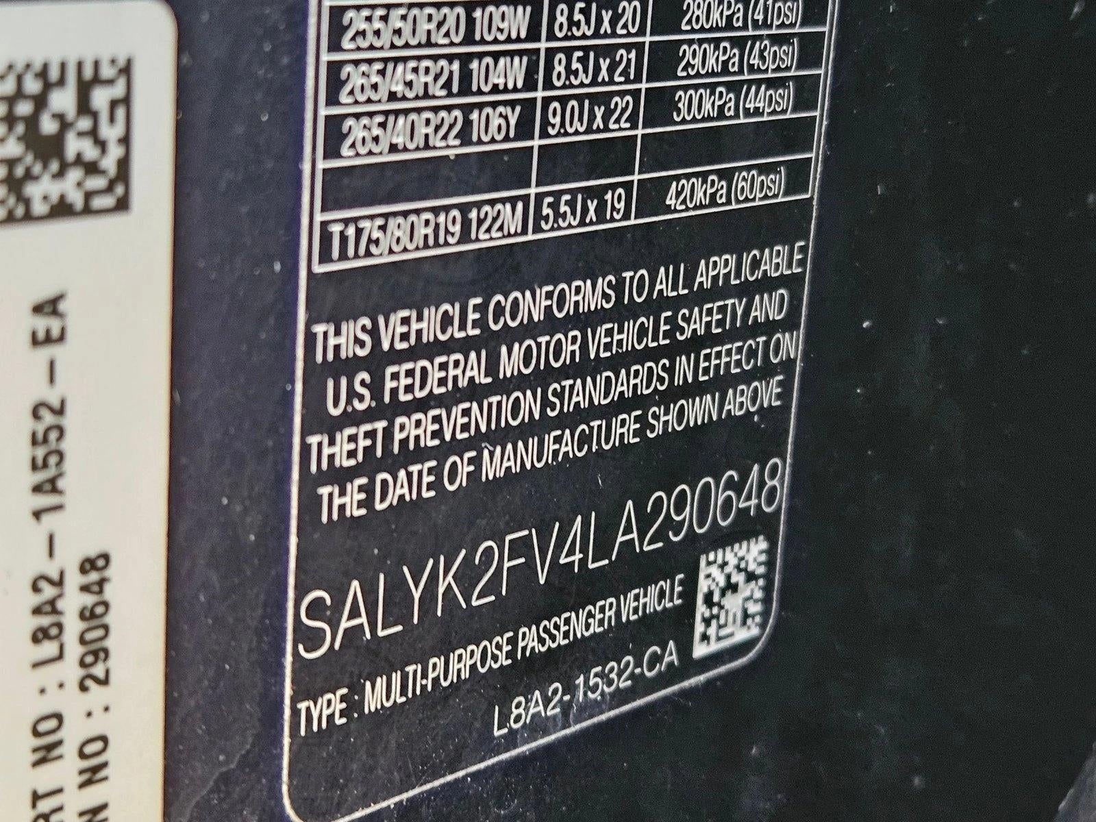 2020 Land Rover Range Rover Velar P340 R-Dynamic S