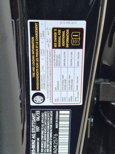 2023 Mercedes-Benz EQS AMG® EQS 4MATIC®+ Sedan