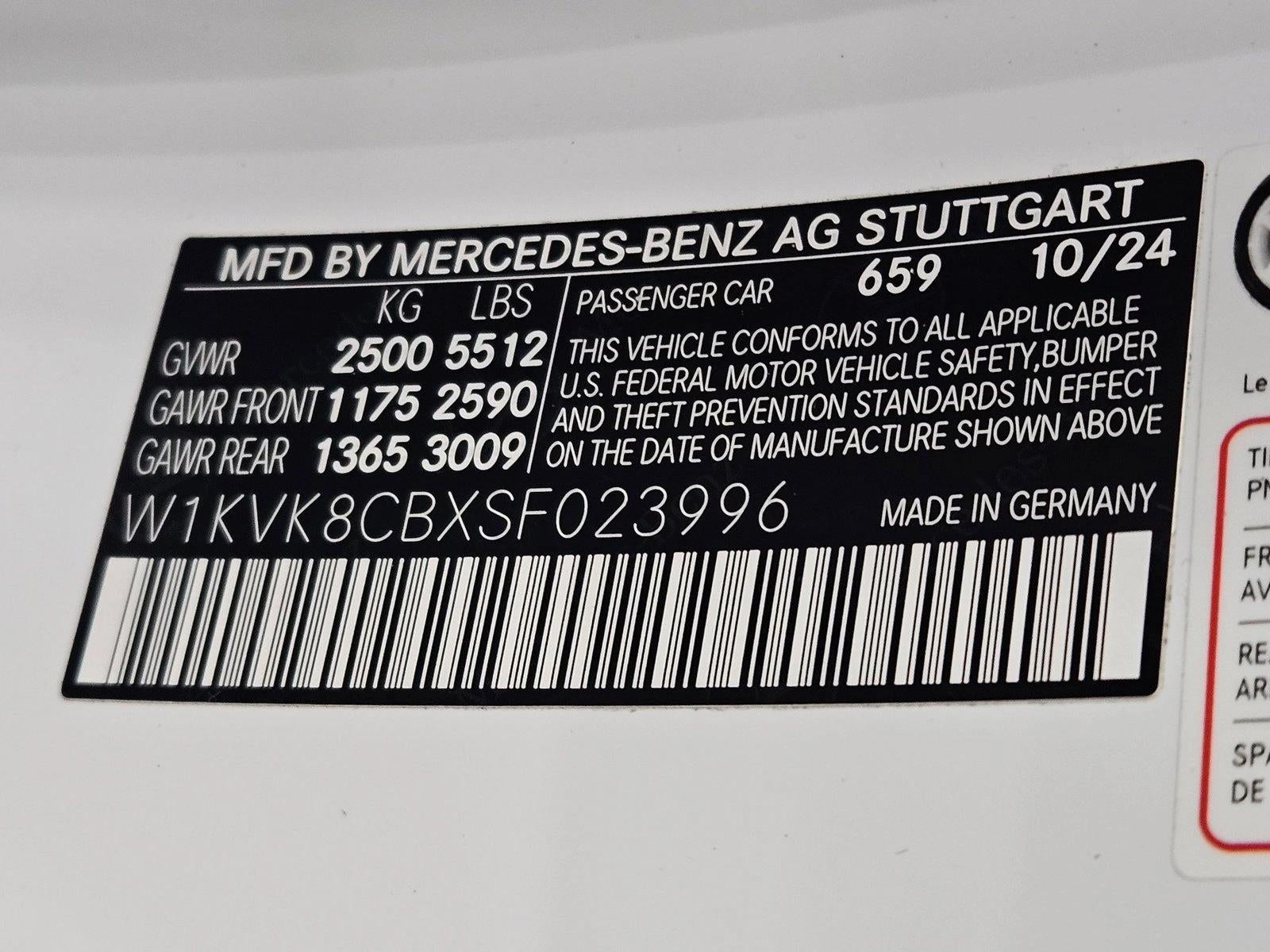 2025 Mercedes-Benz SL-Class AMG® SL 63 S E Performance Roadster