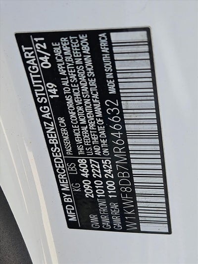 2021 Mercedes-Benz C-Class C 300 Sedan