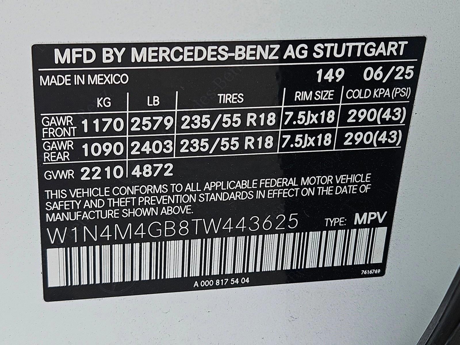 2026 Mercedes-Benz GLB GLB 250 SUV