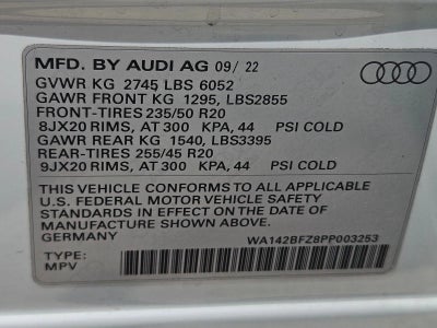 2023 Audi Q4 e-tron Sportback Prestige 50 quattro