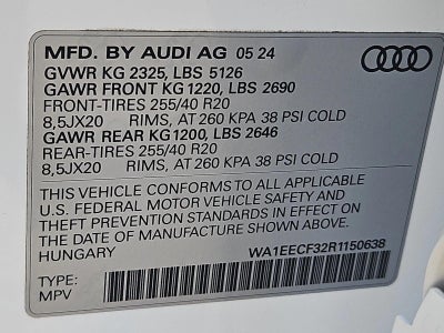 2024 Audi Q3 S line Premium Plus 45 TFSI quattro