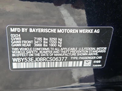 2024 BMW i7 xDrive60 Sedan