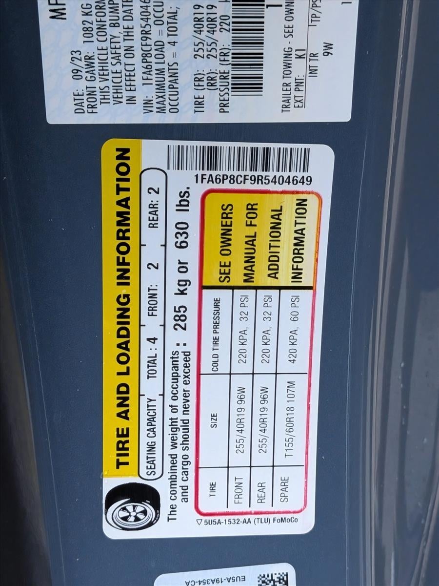 2024 Ford Mustang GT Premium Fastback