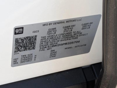 2023 GMC Yukon 2WD 4dr SLT