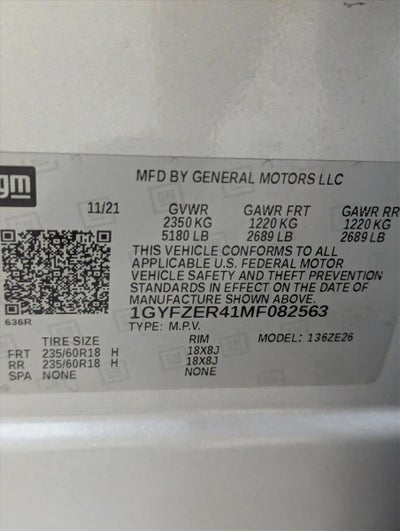 2021 Cadillac XT4 FWD 4dr Sport