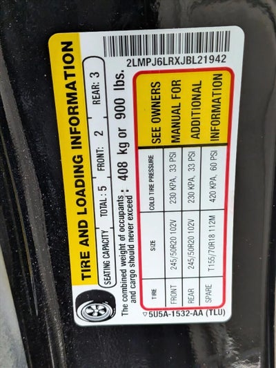 2018 Lincoln MKX Reserve FWD