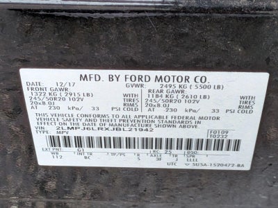 2018 Lincoln MKX Reserve FWD