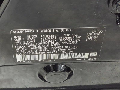 2022 Honda HR-V LX 2WD CVT
