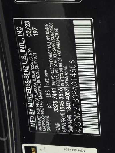 2023 Mercedes-Benz EQS EQS 450 4MATIC® SUV