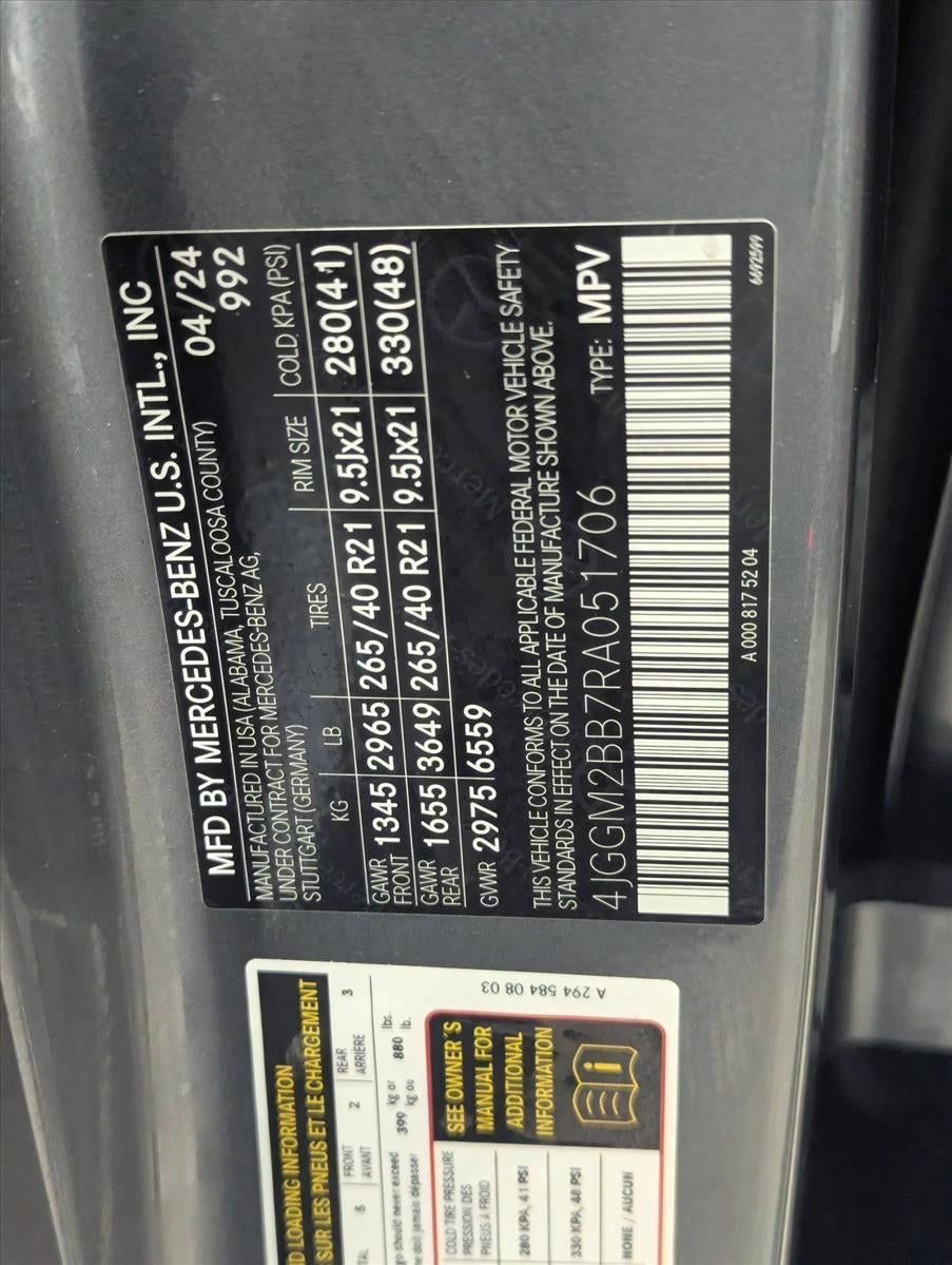 2024 Mercedes-Benz EQE EQE 350+ SUV