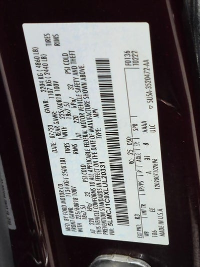 2020 Lincoln Corsair Standard FWD
