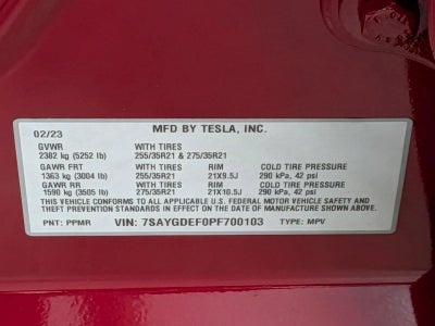 2023 Tesla Model Y Performance AWD
