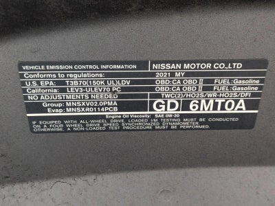 2021 Nissan Rogue Sport FWD S