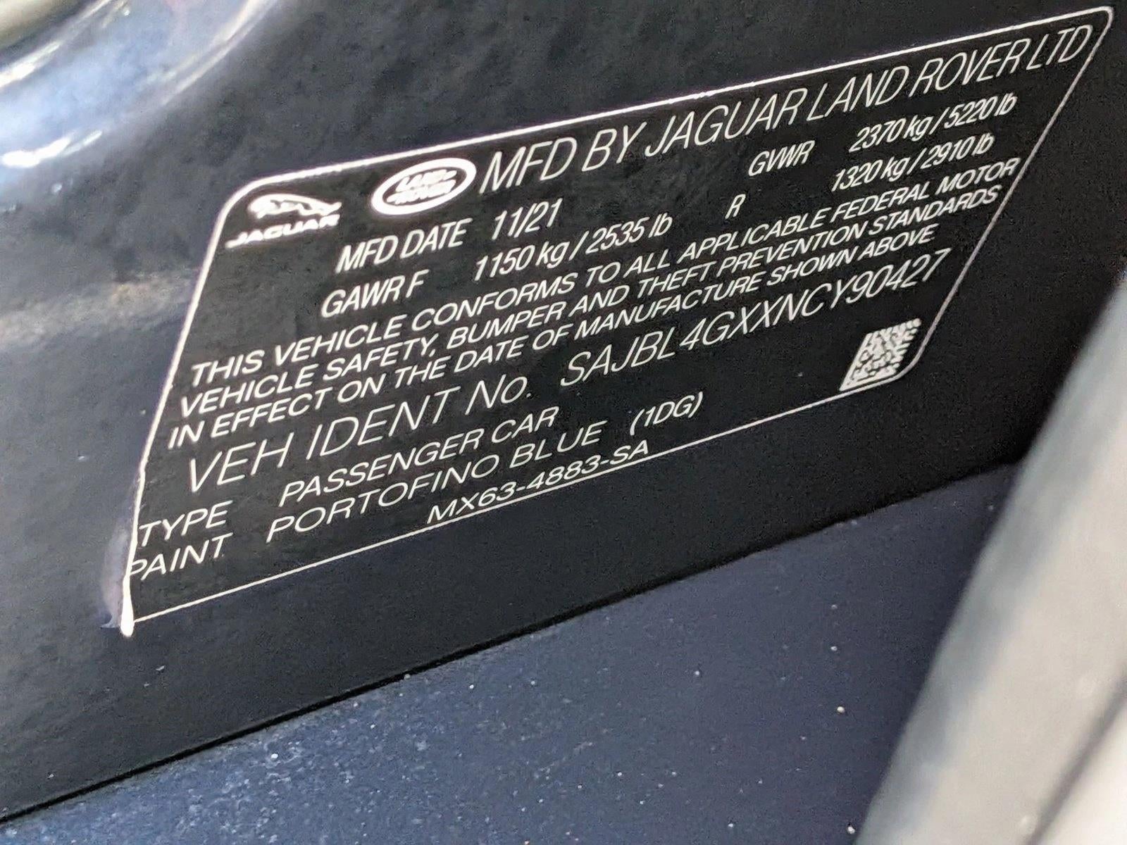 2022 Jaguar XF R-Dynamic SE Sedan AWD