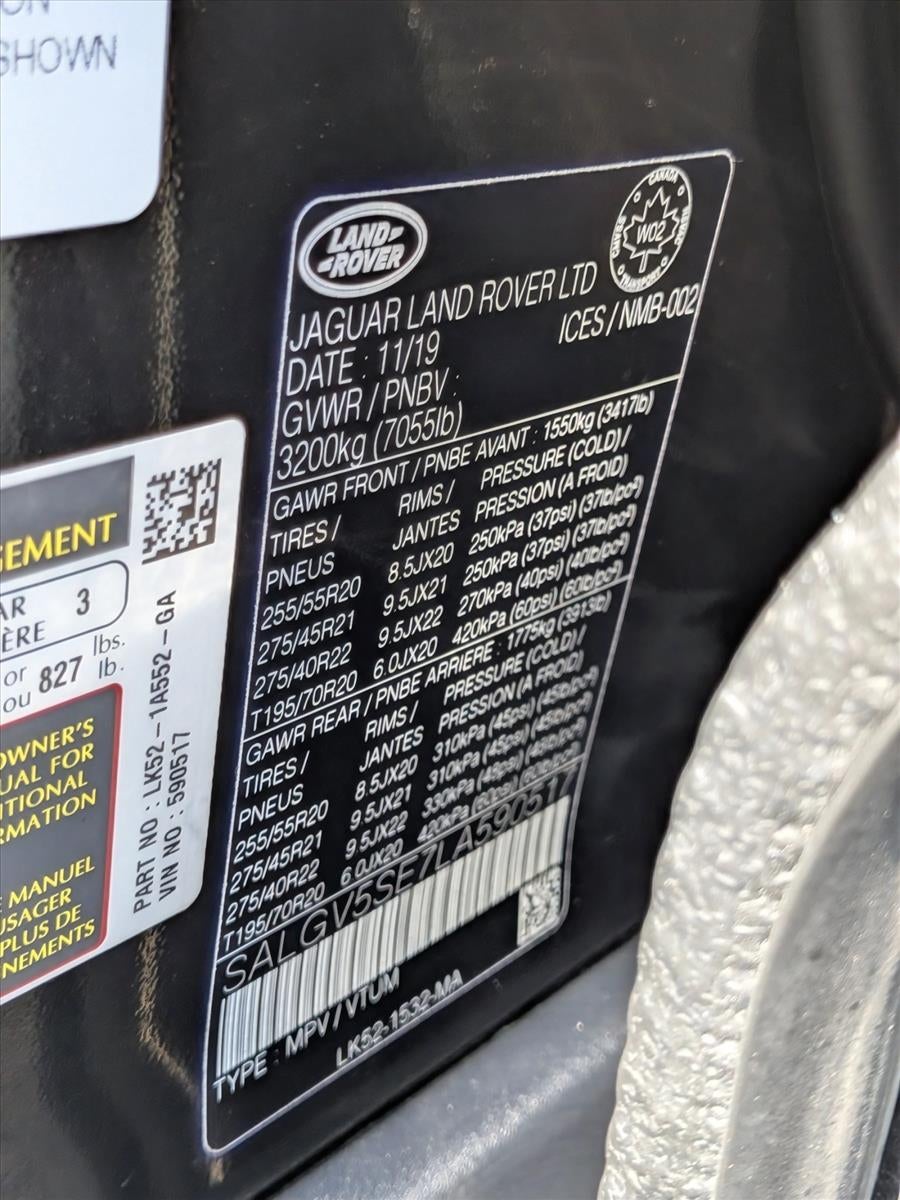 2020 Land Rover Range Rover Autobiography LWB