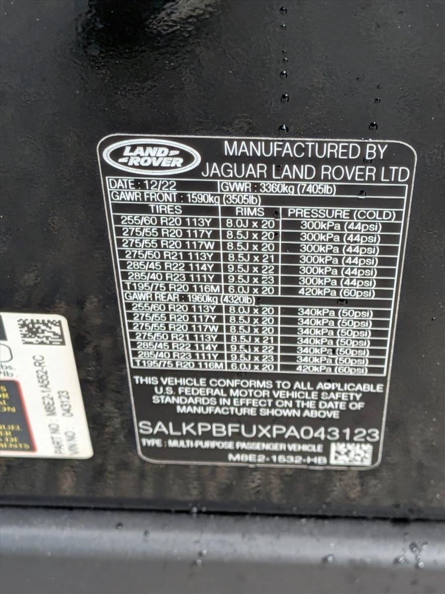 2023 Land Rover Range Rover P400 SE LWB 7 Seat