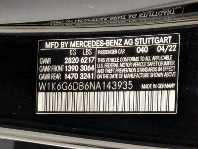2022 Mercedes-Benz S-Class S 500 4MATIC® Sedan