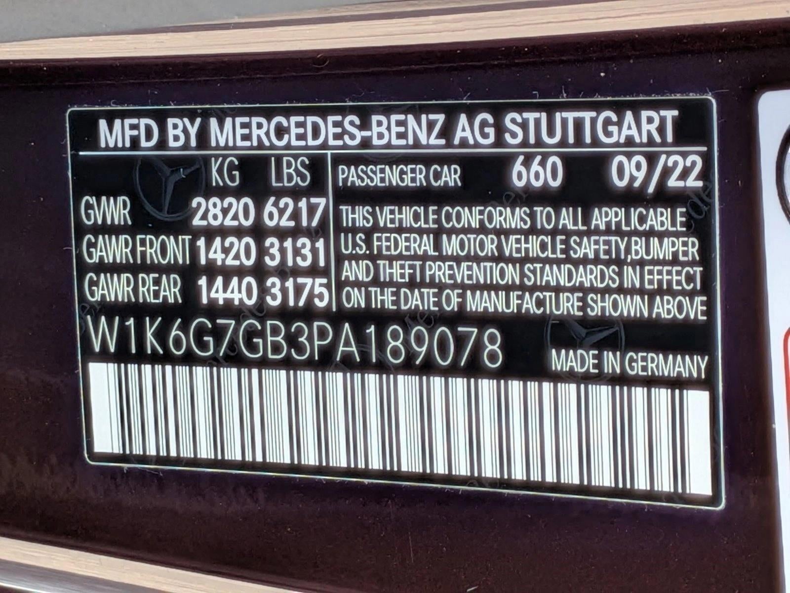 2023 Mercedes-Benz S-Class S 580 4MATIC® Sedan