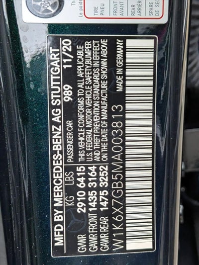 2021 Mercedes-Benz S-Class Maybach S 580 4MATIC® Sedan