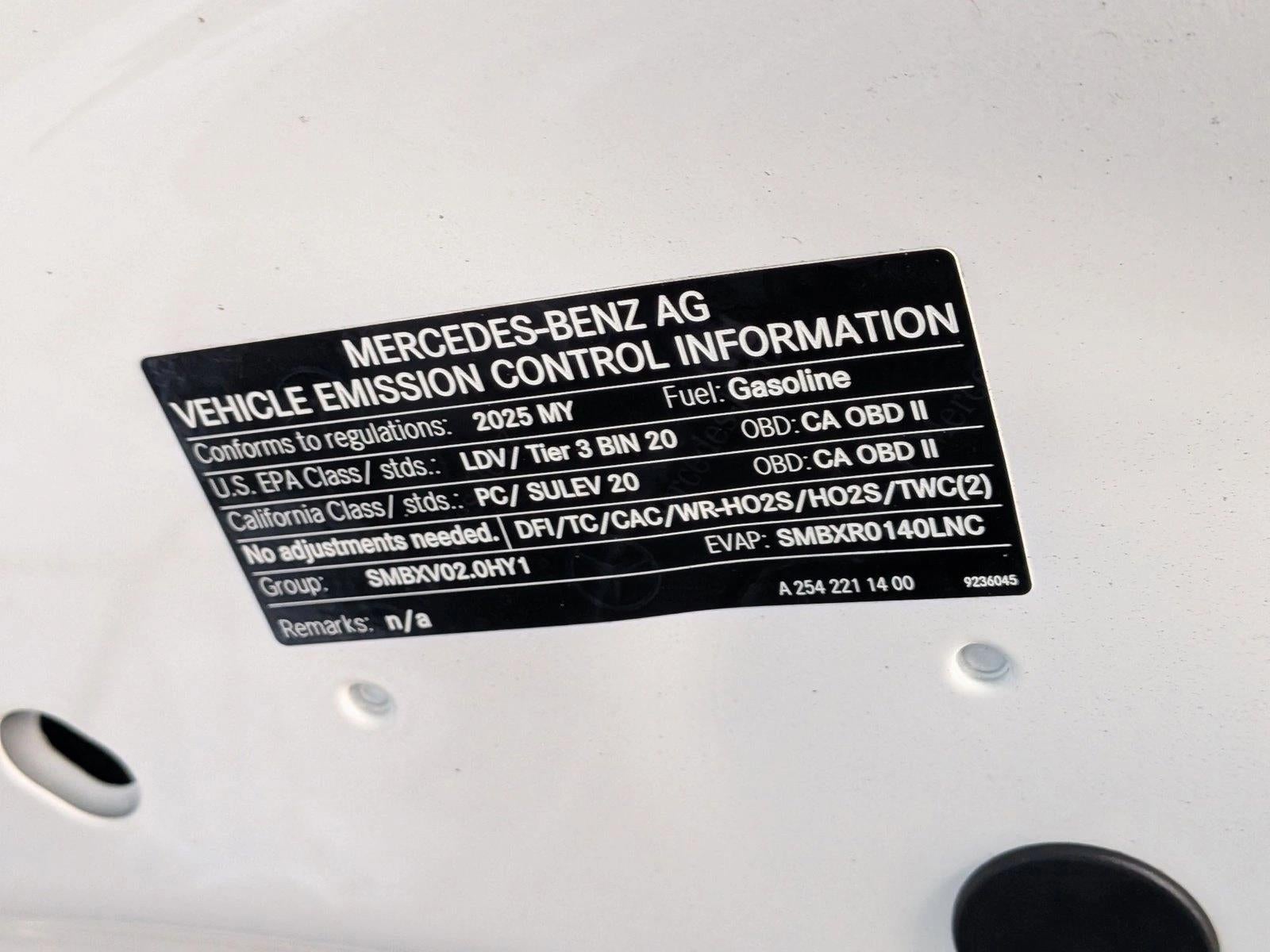 2025 Mercedes-Benz C-Class C 300 Sedan