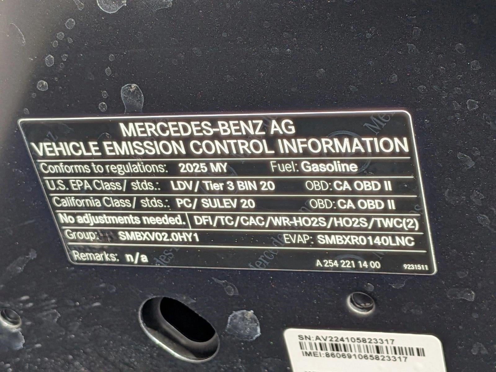 2025 Mercedes-Benz C-Class C 300 Sedan