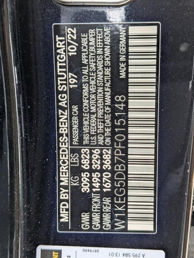 2023 Mercedes-Benz EQE AMG® EQE 4MATIC®+ Sedan