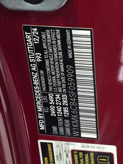 2025 Mercedes-Benz CLE AMG® CLE 53 4MATIC®+ Cabriolet