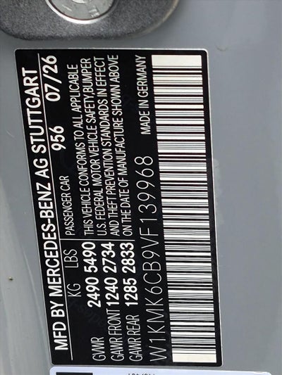 2027 Mercedes-Benz CLE AMG® CLE 53 4MATIC®+ Cabriolet
