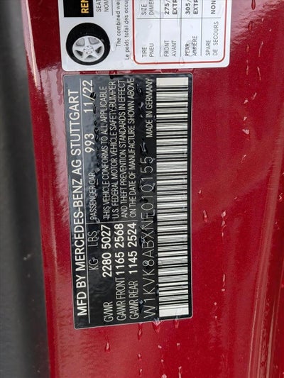 2022 Mercedes-Benz SL-Class AMG® SL 55 Roadster