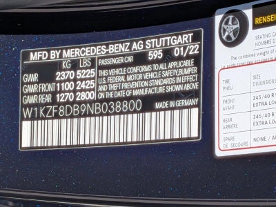 2022 Mercedes-Benz E-Class E 350 RWD Sedan