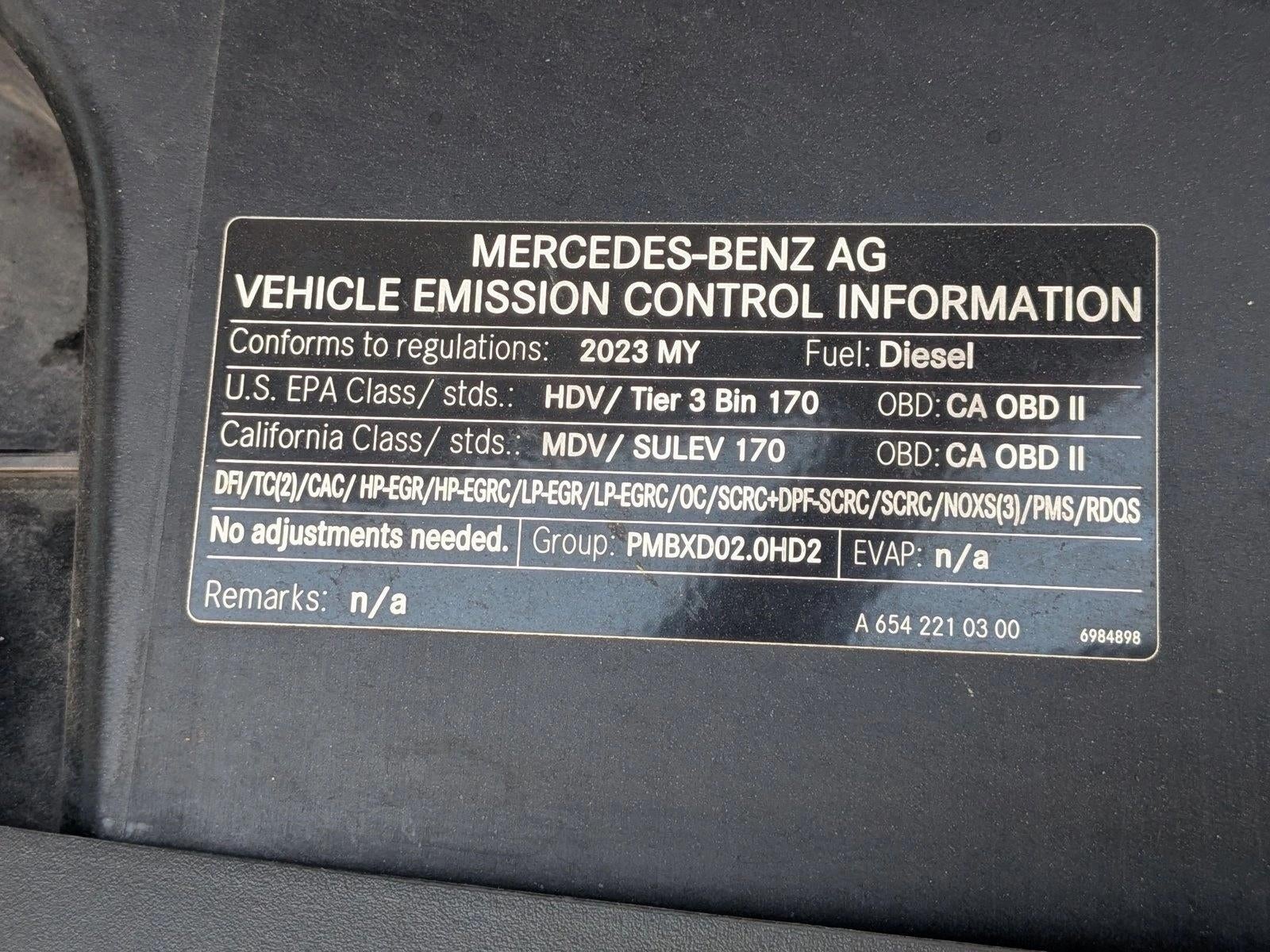 2023 Mercedes-Benz Sprinter Passenger Van 2500 Standard Roof I4 Diesel HO 144" RWD