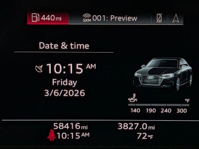 2020 Audi A4 Sedan Premium Plus 45 TFSI quattro