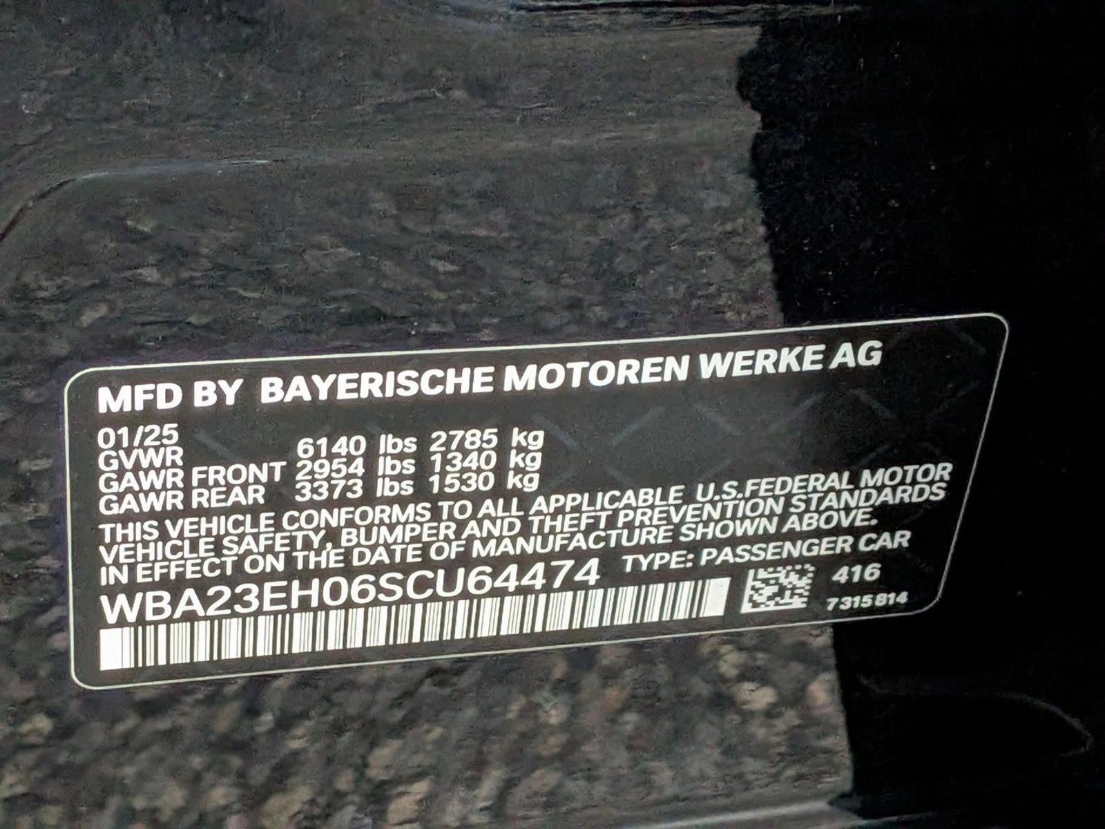 2025 BMW 740i Sedan