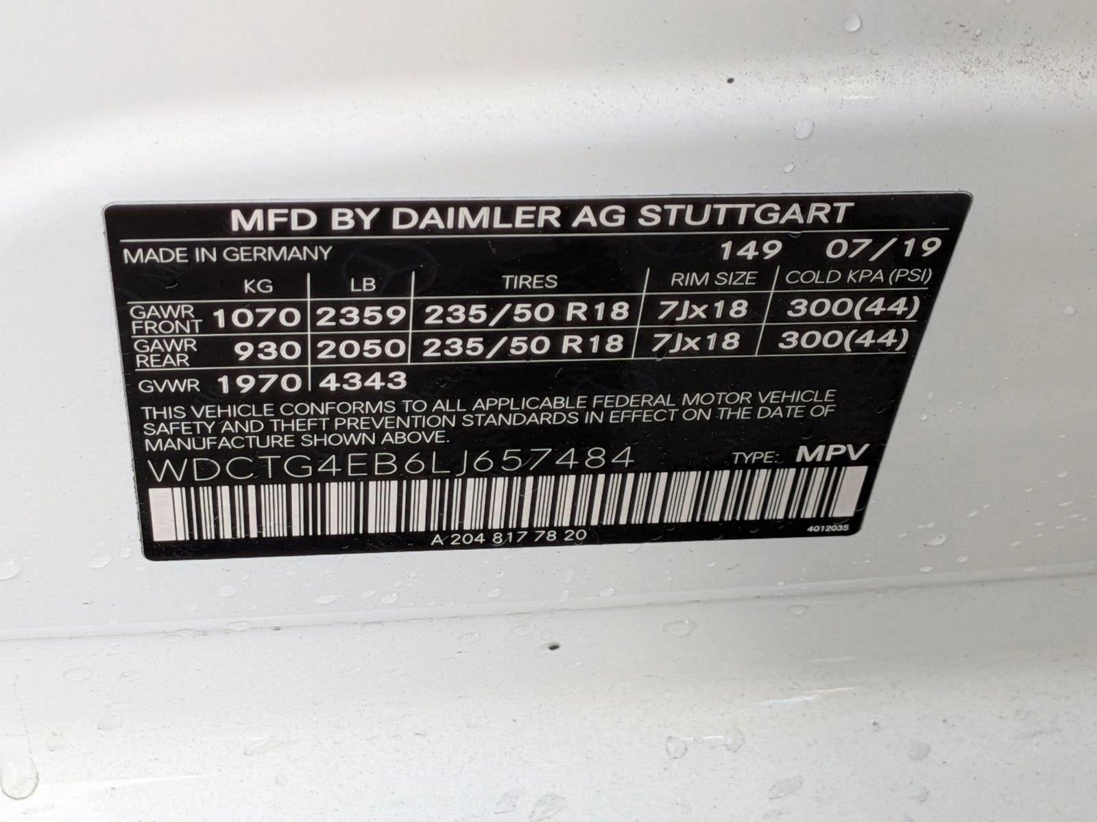 2020 Mercedes-Benz GLA GLA 250 SUV