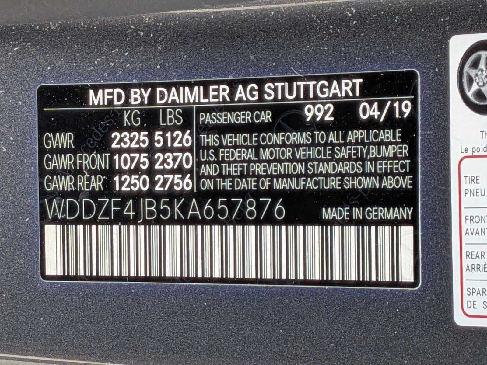 2019 Mercedes-Benz E-Class E 300 RWD Sedan