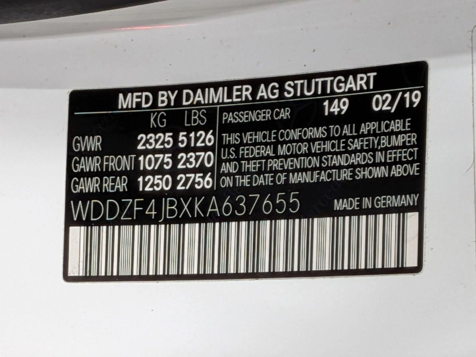 2019 Mercedes-Benz E-Class E 300 RWD Sedan