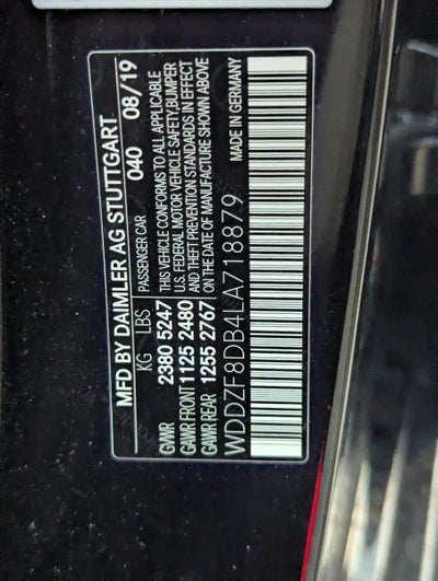 2020 Mercedes-Benz E-Class E 350 RWD Sedan