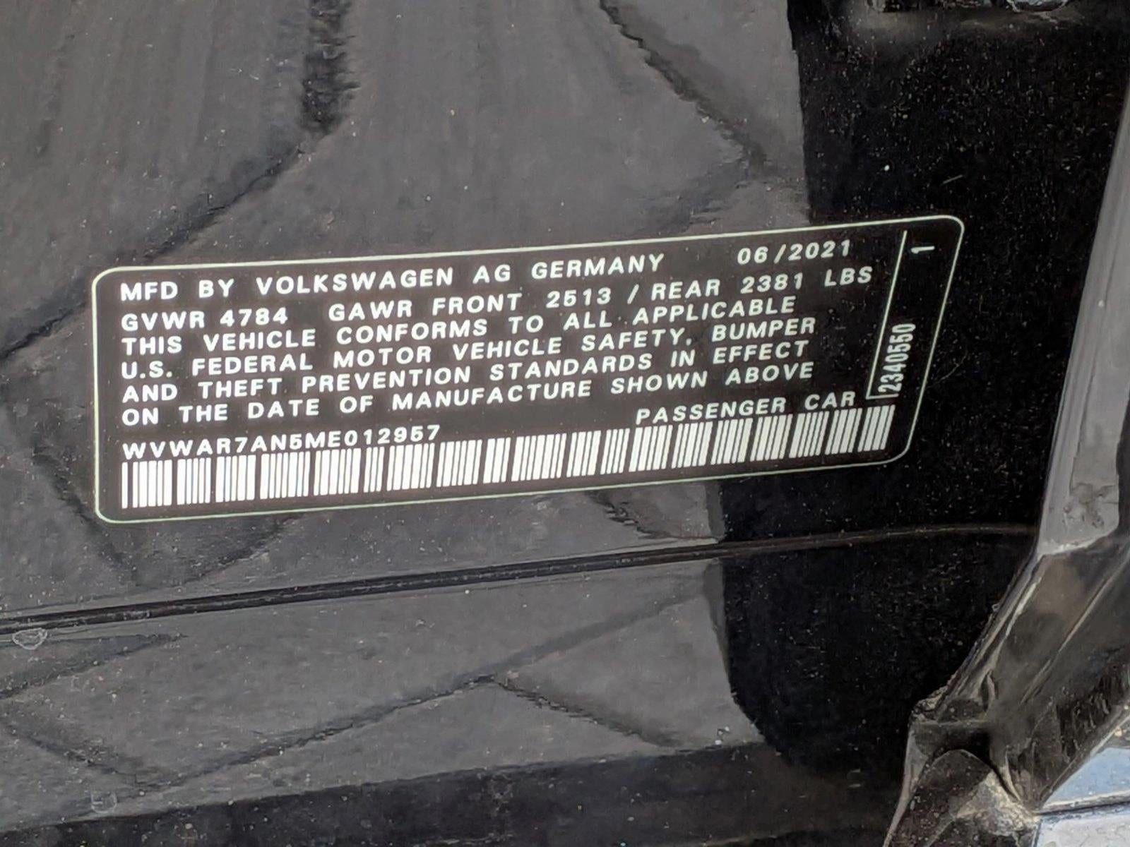 2021 Volkswagen Arteon SE FWD