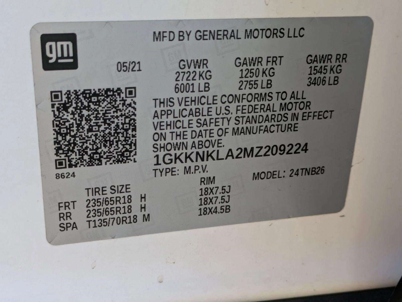 2021 GMC Acadia FWD SLE