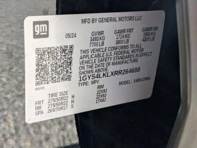 2024 Cadillac Escalade ESV 4WD Premium Luxury