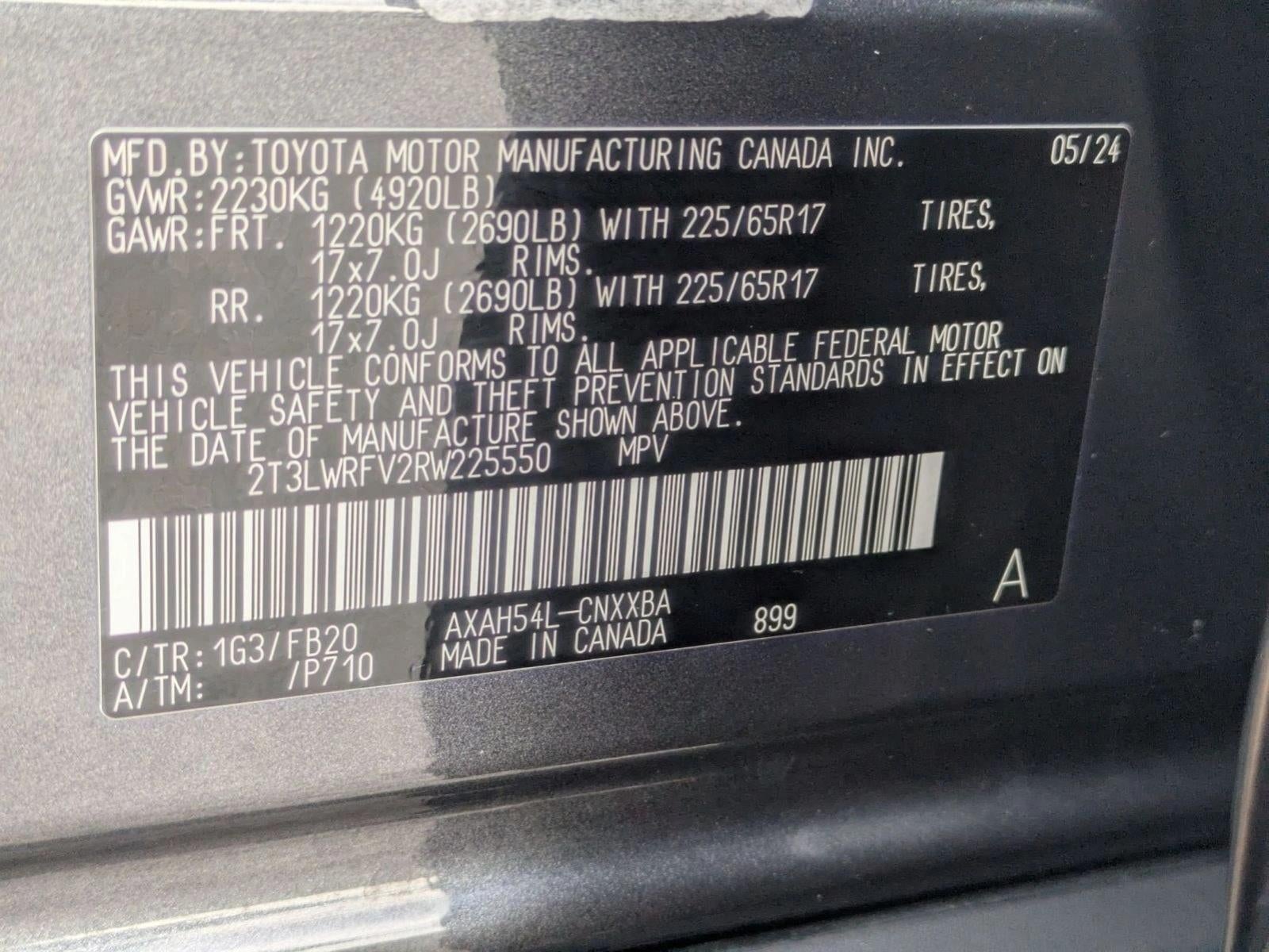 2024 Toyota RAV4 Hybrid LE AWD (Natl)